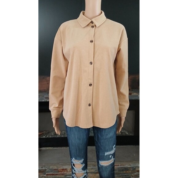 Cudl Duds Women's SMALL Flannel Fleece Country Cowgirl Button Up Collared Shirt - Picture 2 of 7